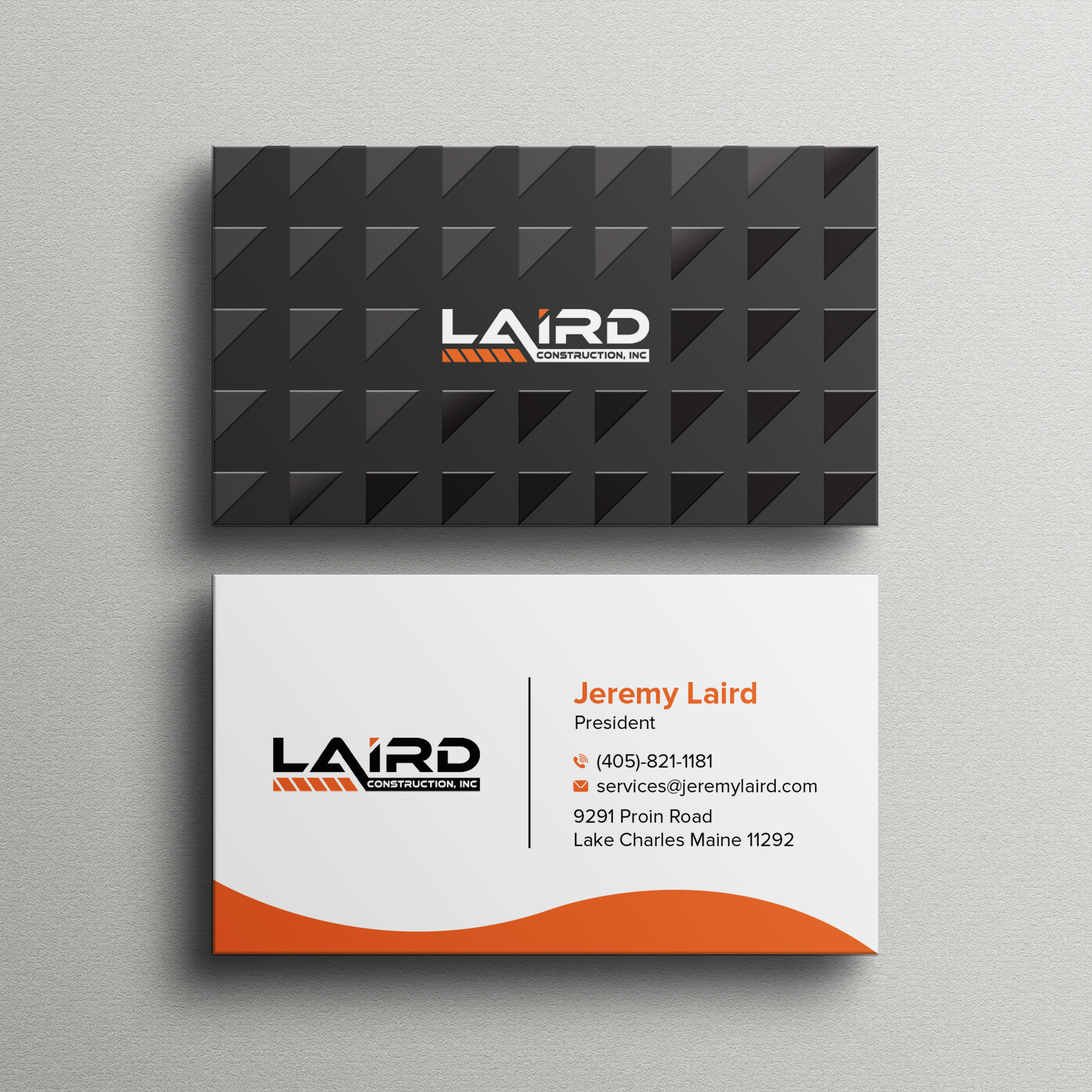 Diseño de Tarjeta de Presentación por Bikash Das para Laird Construction,  Inc | Diseño #31347271