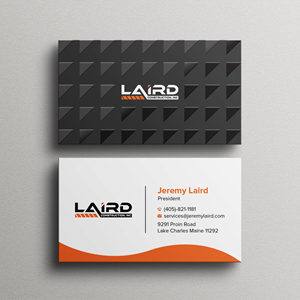 Business Card Design by Bikash Das for Laird Construction,  Inc | Design: #31347271