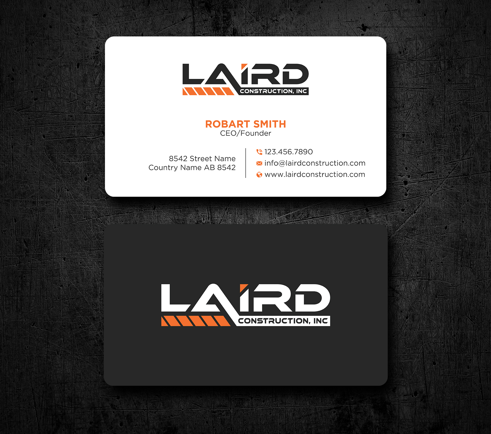 Business Card Design by Uttom 2 for Laird Construction,  Inc | Design #31339880