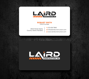 Business Card Design by Uttom 2 for Laird Construction,  Inc | Design: #31339880