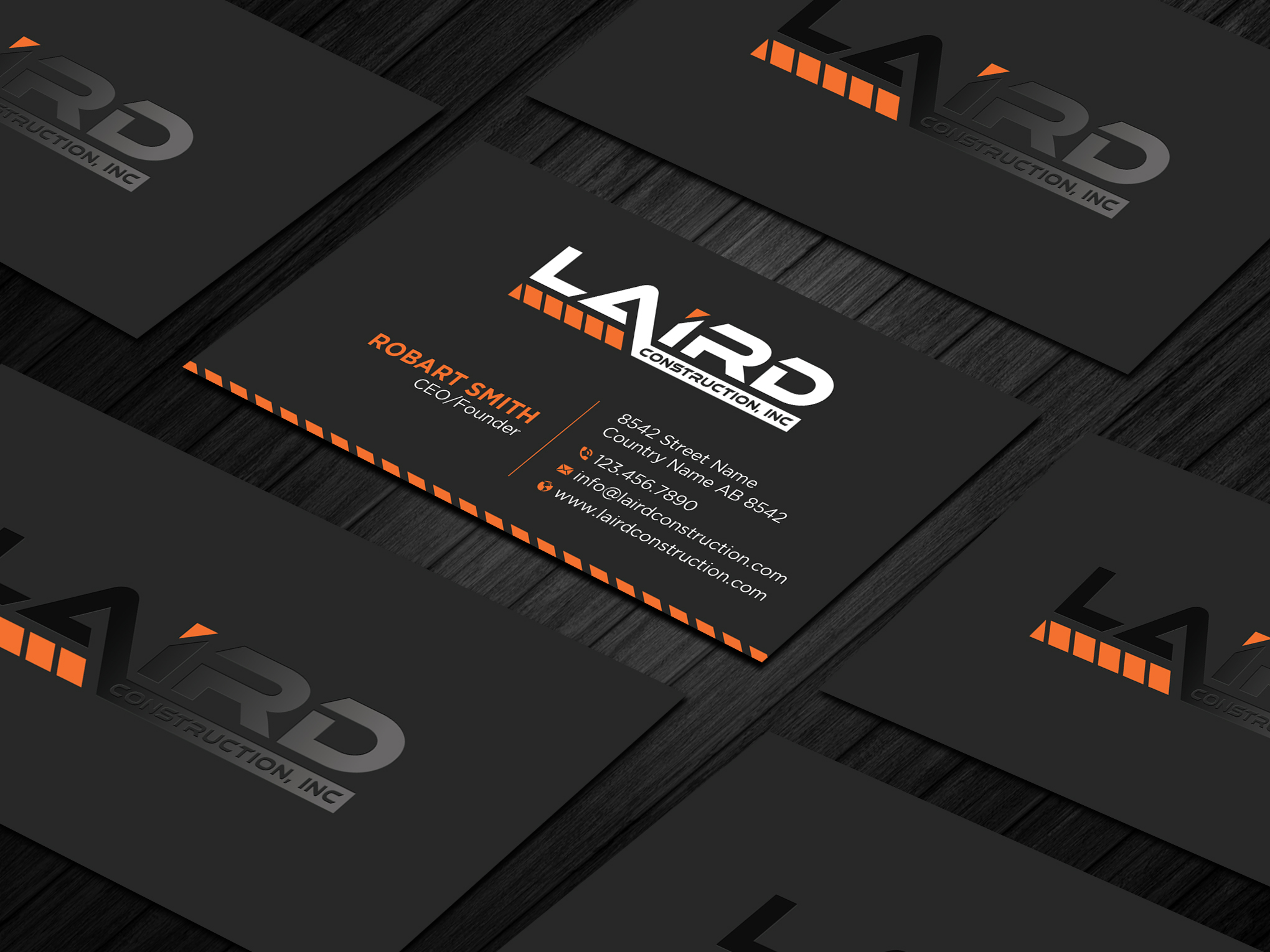 Business Card Design by Uttom 2 for Laird Construction,  Inc | Design #31339881