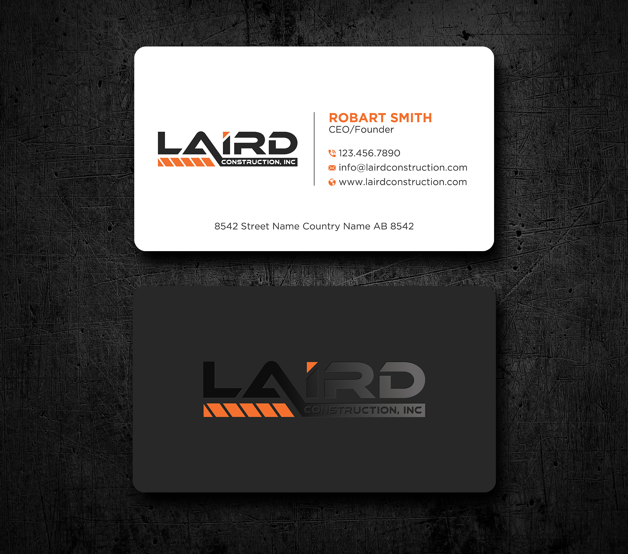 Business Card Design by Uttom 2 for Laird Construction,  Inc | Design #31339882