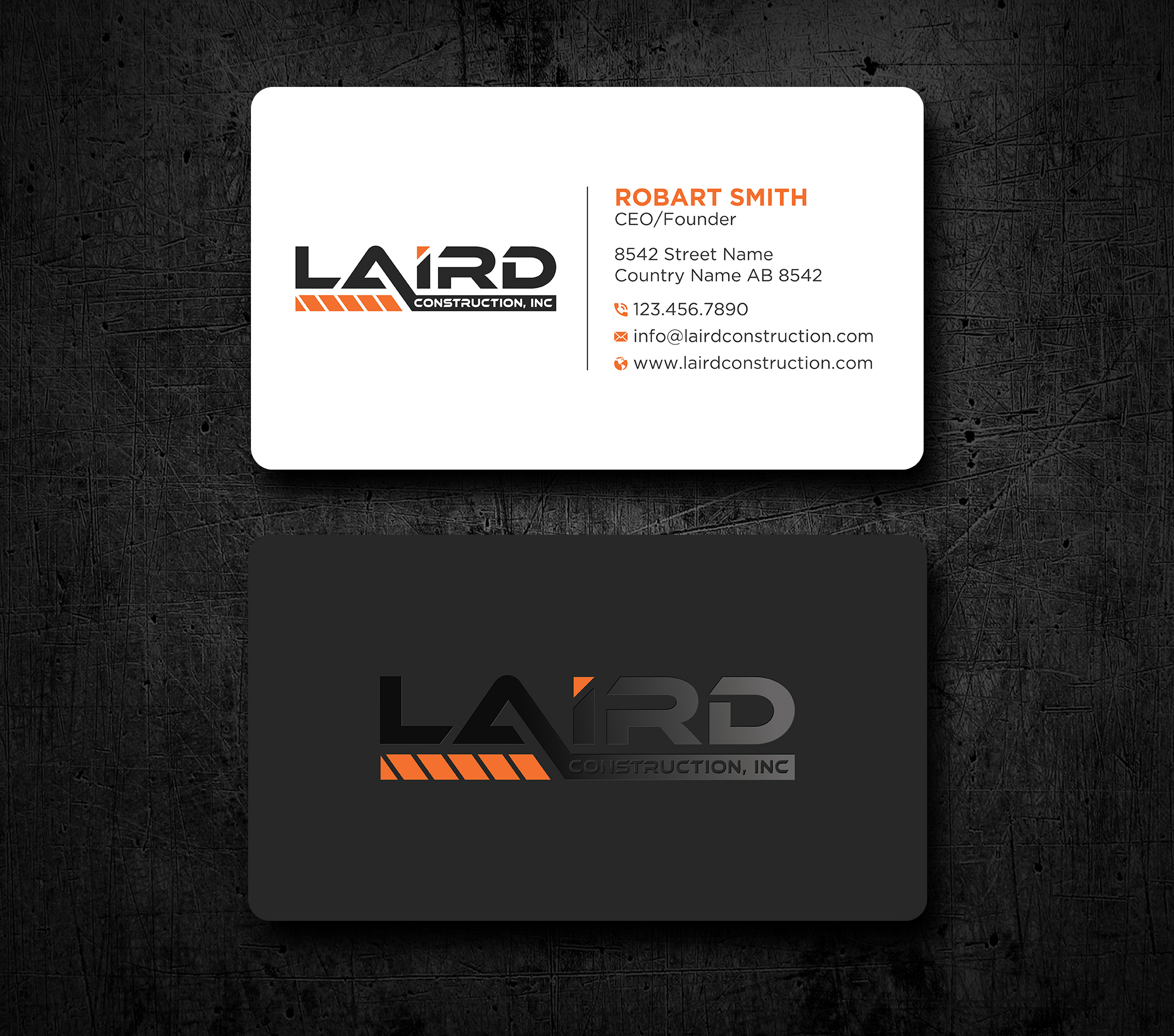 Business Card Design by Uttom 2 for Laird Construction,  Inc | Design #31339883