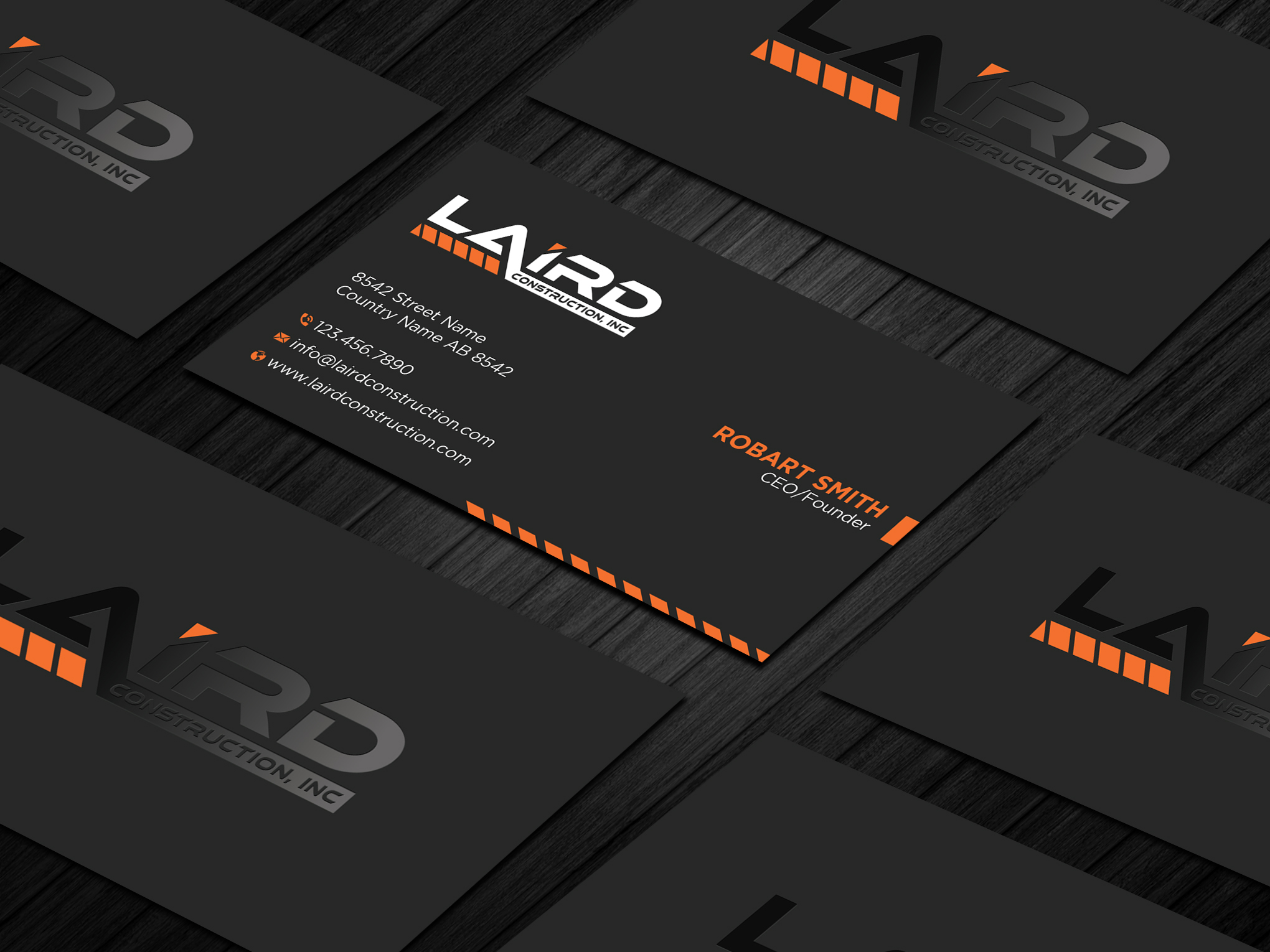 Business Card Design by Uttom 2 for Laird Construction,  Inc | Design #31340335