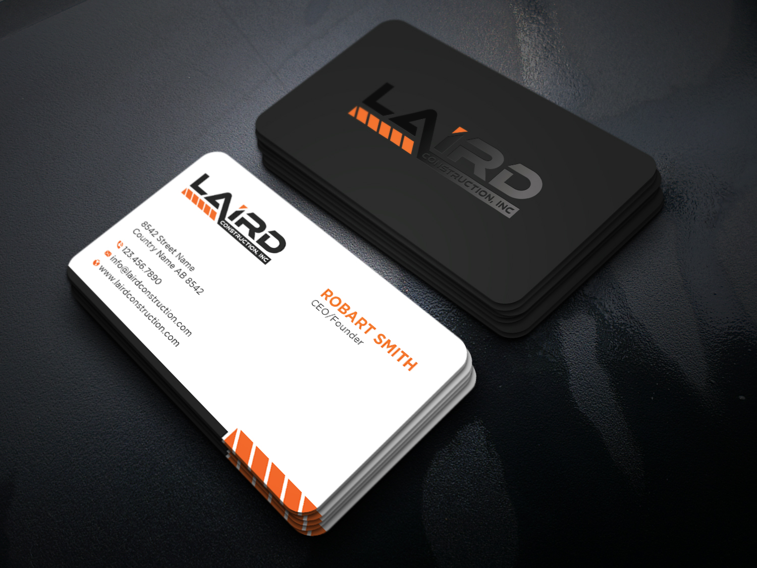 Business Card Design by Uttom 2 for Laird Construction,  Inc | Design #31340374