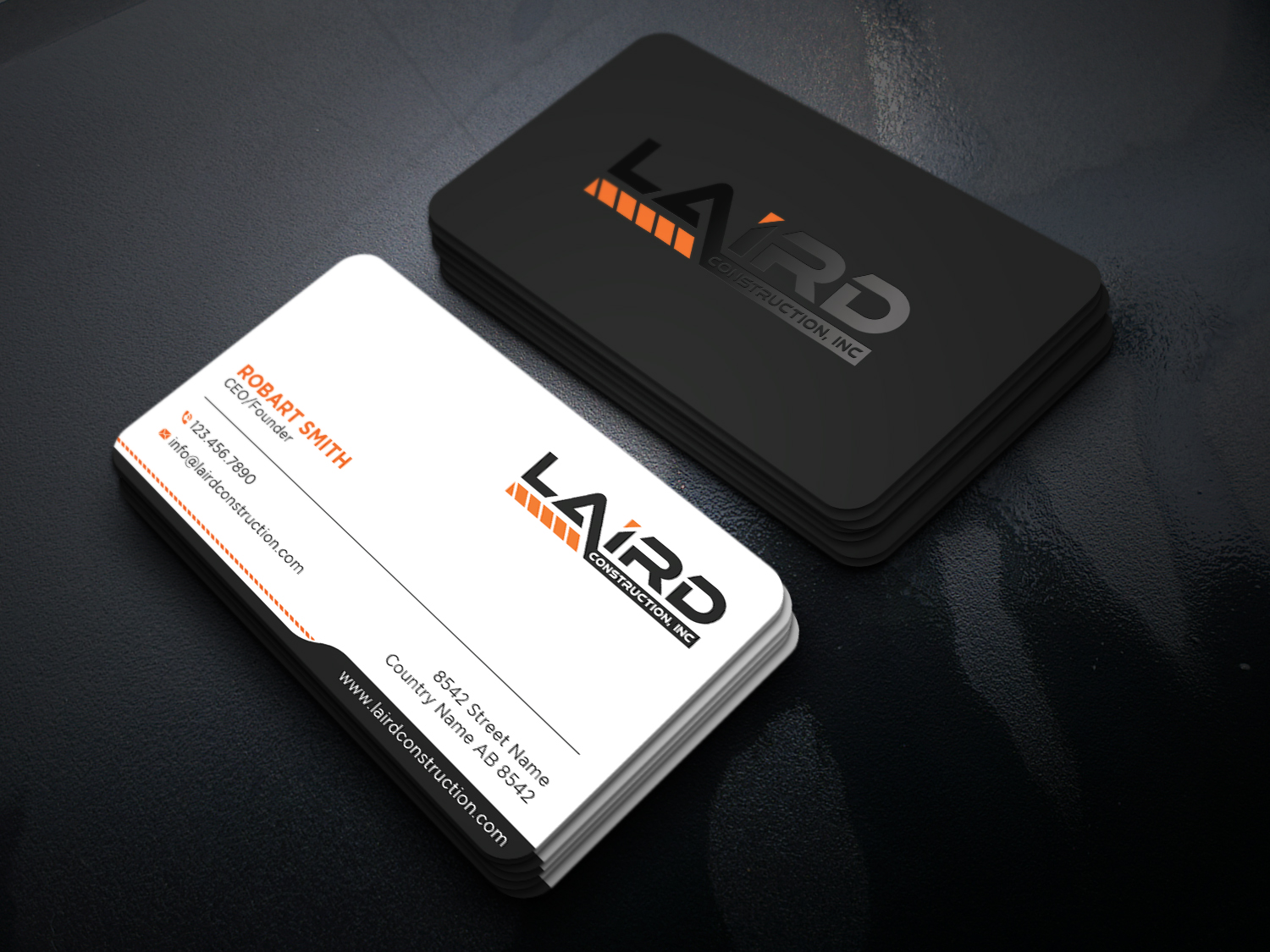 Business Card Design by Uttom 2 for Laird Construction,  Inc | Design #31340376