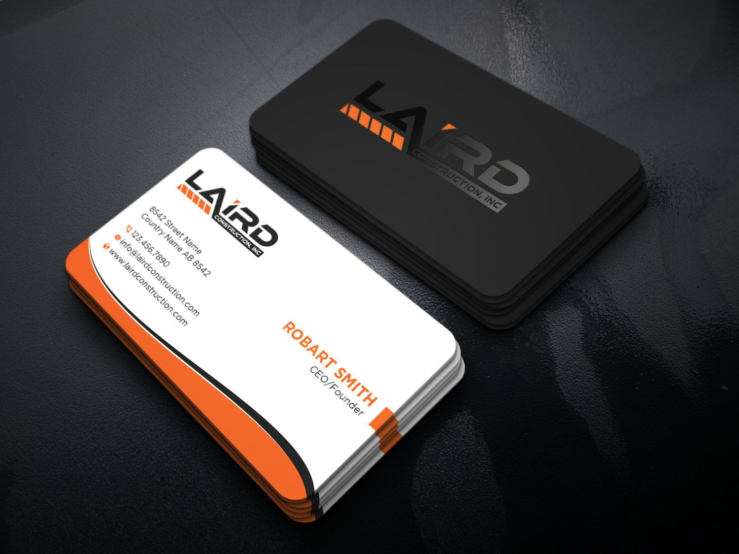 Business Card Design by Uttom 2 for Laird Construction,  Inc | Design #31340377