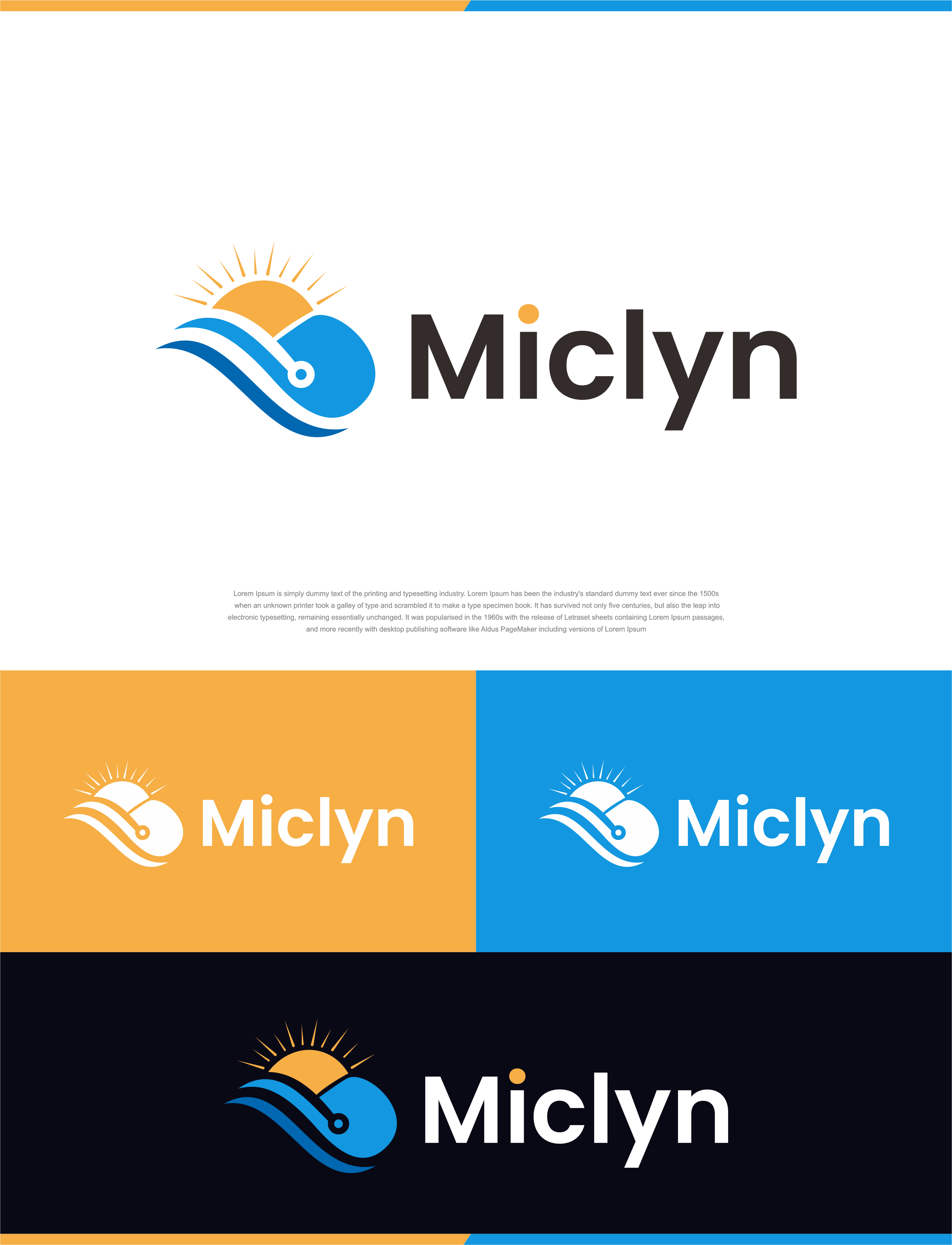 Logo Design by TULLUS STUDIO™ for Miclyn Inc | Design #31352205