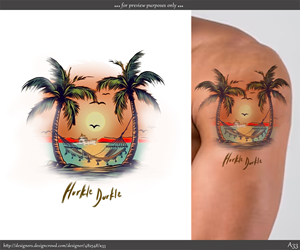 Traditional Palm Tree Hurkle Durkle