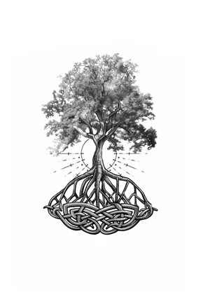 I want a Quad/thigh tattoo design done. Something to fit on the to side