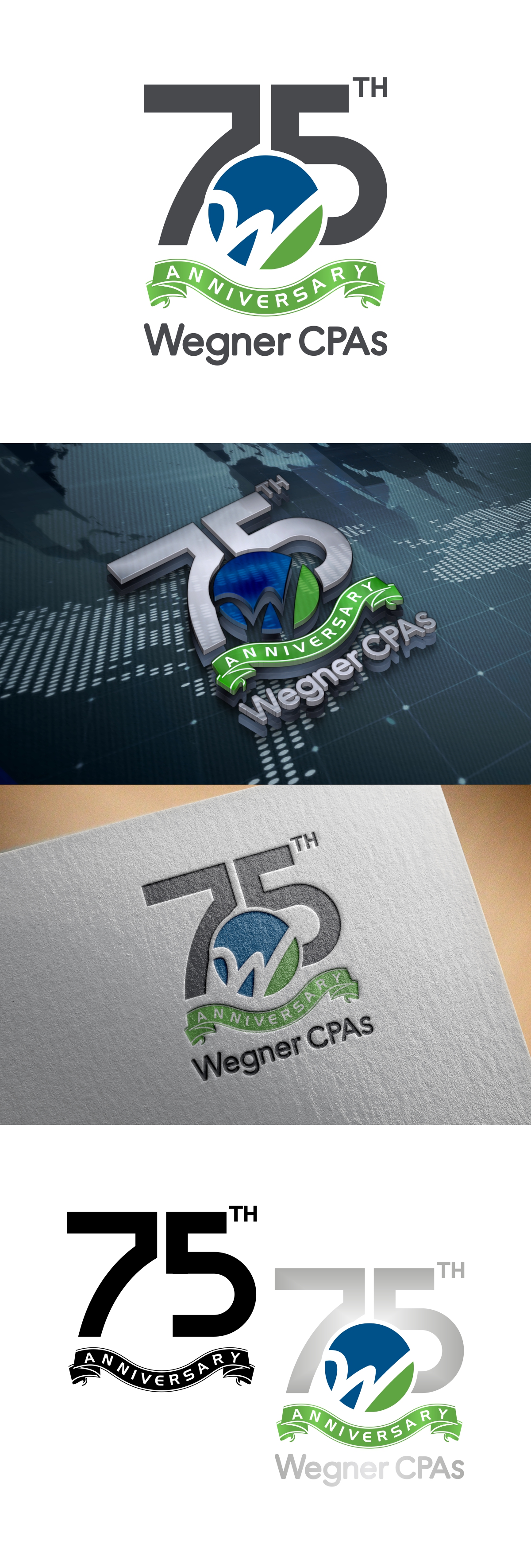 Logo Design by Artch4 for Wegner CPAs | Design #31397165