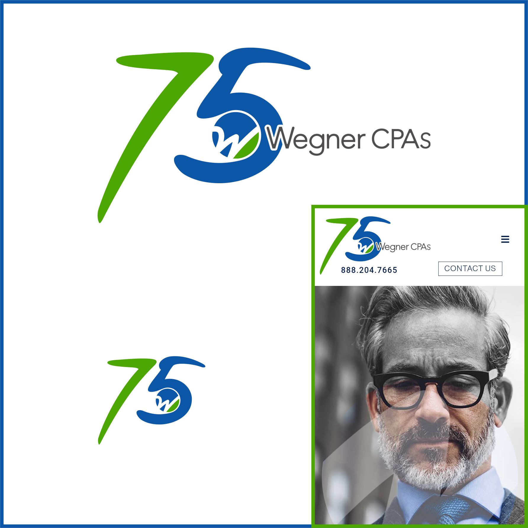 Logo Design by Pavel U for Wegner CPAs | Design #31390195