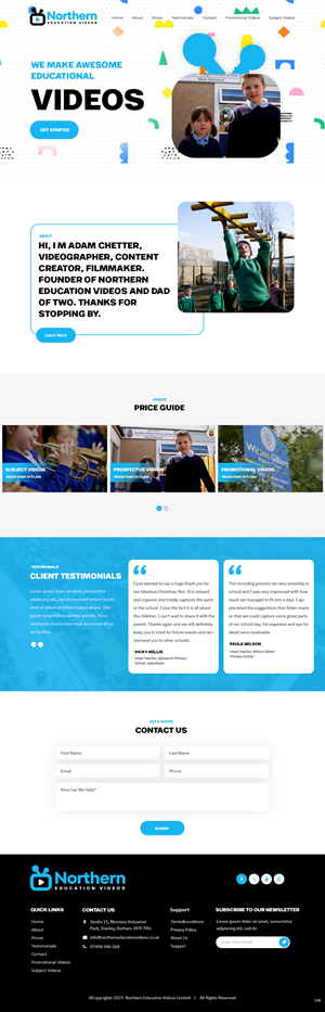 Wordpress Design by pb for this project | Design #31356881