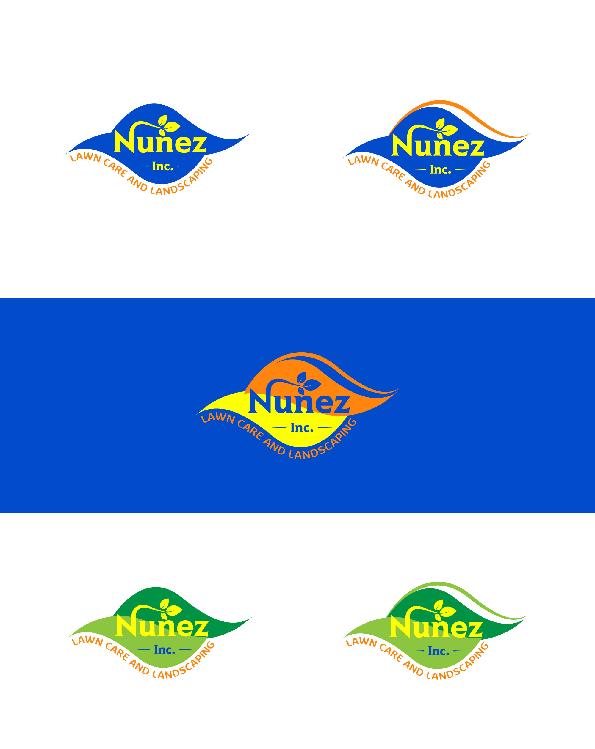 Logo-Design von Ellene für Nunez Lawn Care and Landscaping Inc. | Design #31363143