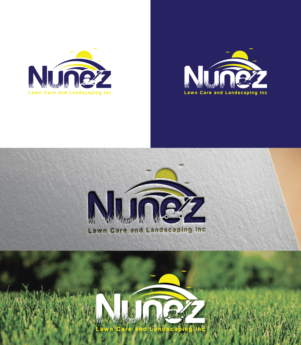 Logo Design by RS_Design for Nunez Lawn Care and Landscaping Inc. | Design #31356712