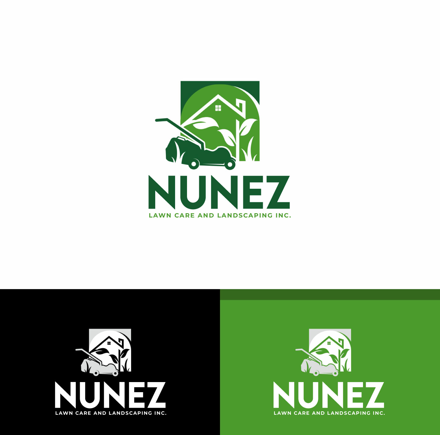 Logo Design by DesignHour for Nunez Lawn Care and Landscaping Inc. | Design #31366136