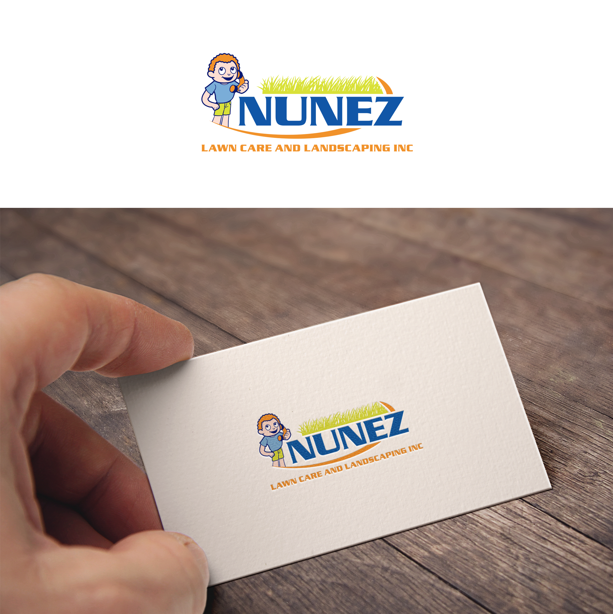 Logo Design by RA-bica for Nunez Lawn Care and Landscaping Inc. | Design #31362080