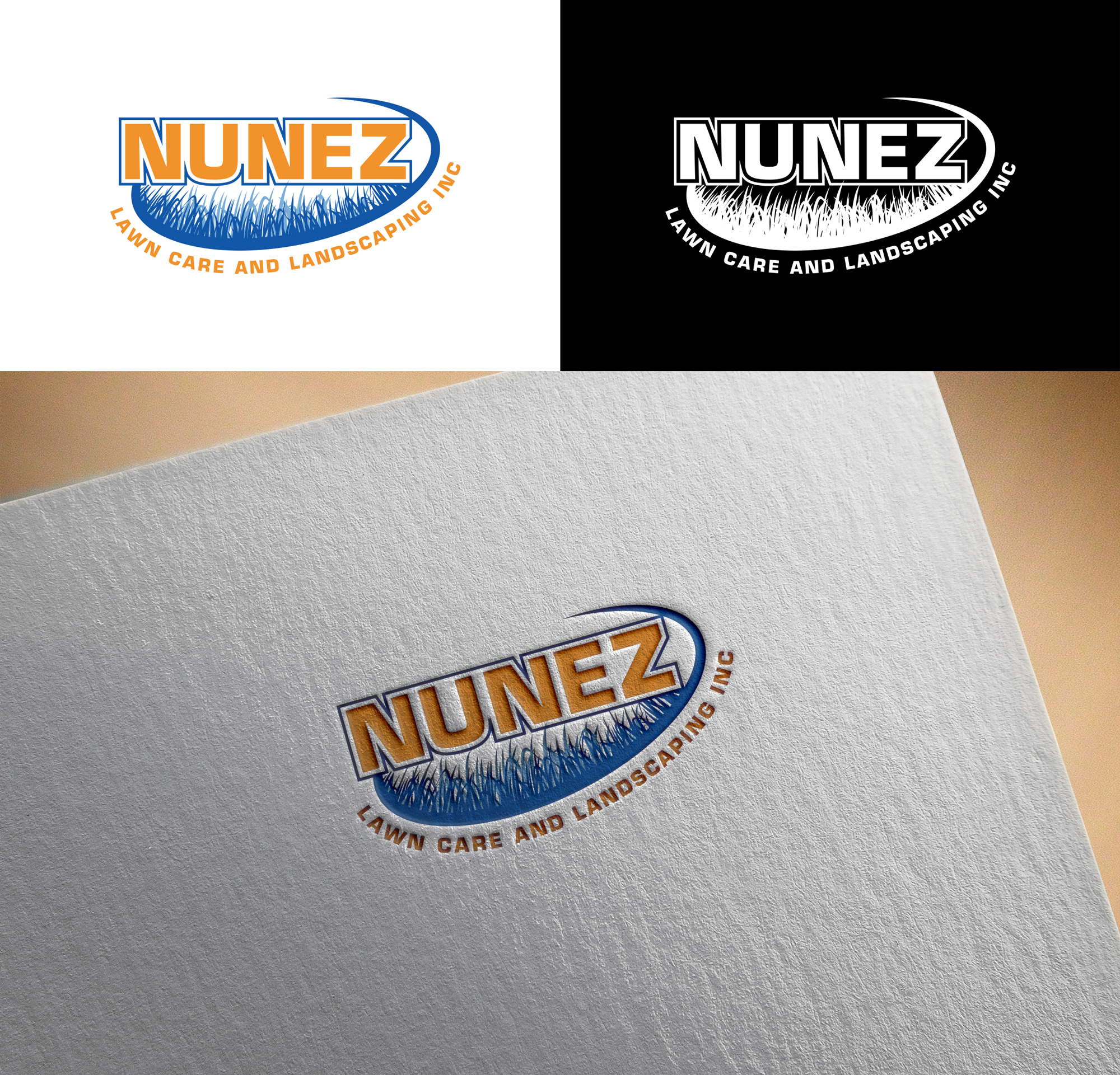 Logo Design by RA-bica for Nunez Lawn Care and Landscaping Inc. | Design #31362081