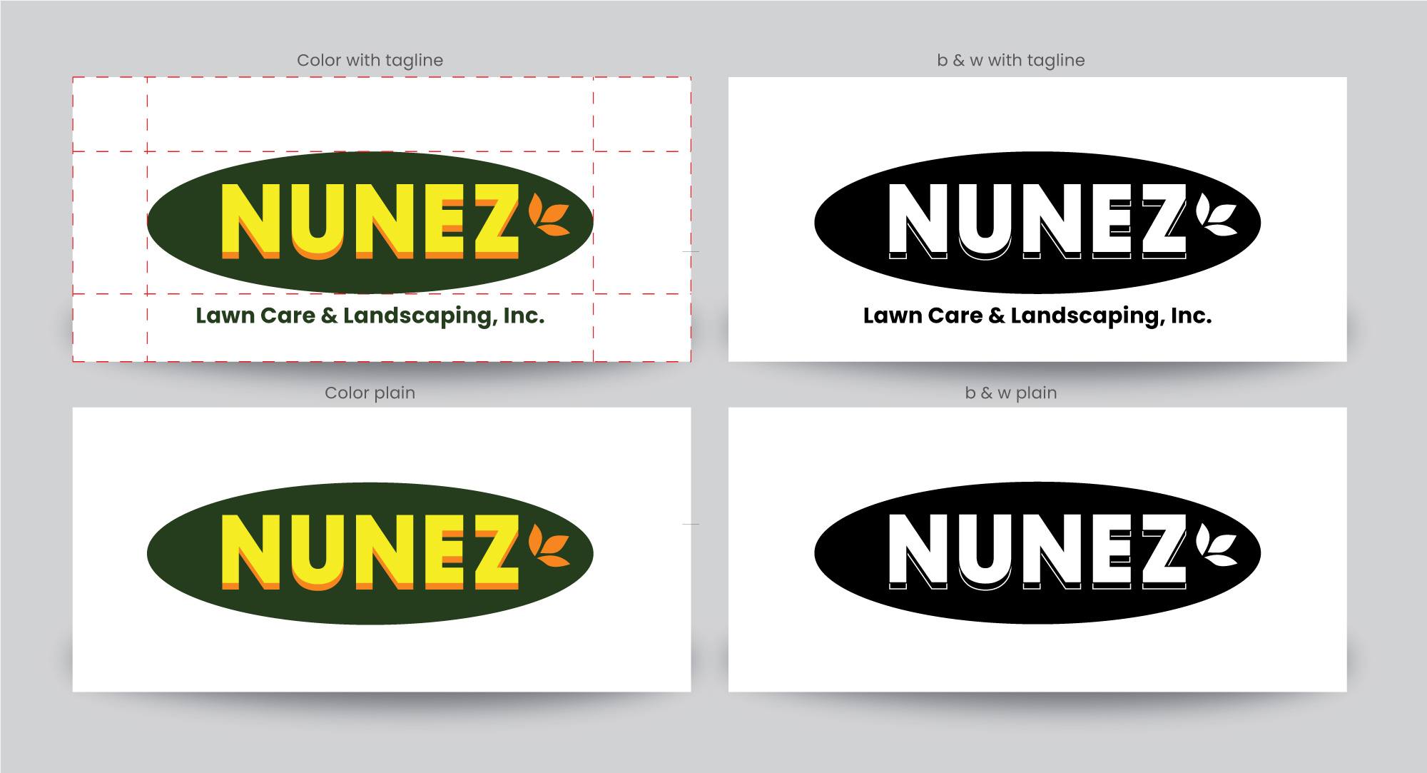 Logo Design by  Caldonez for Nunez Lawn Care and Landscaping Inc. | Design #31362128