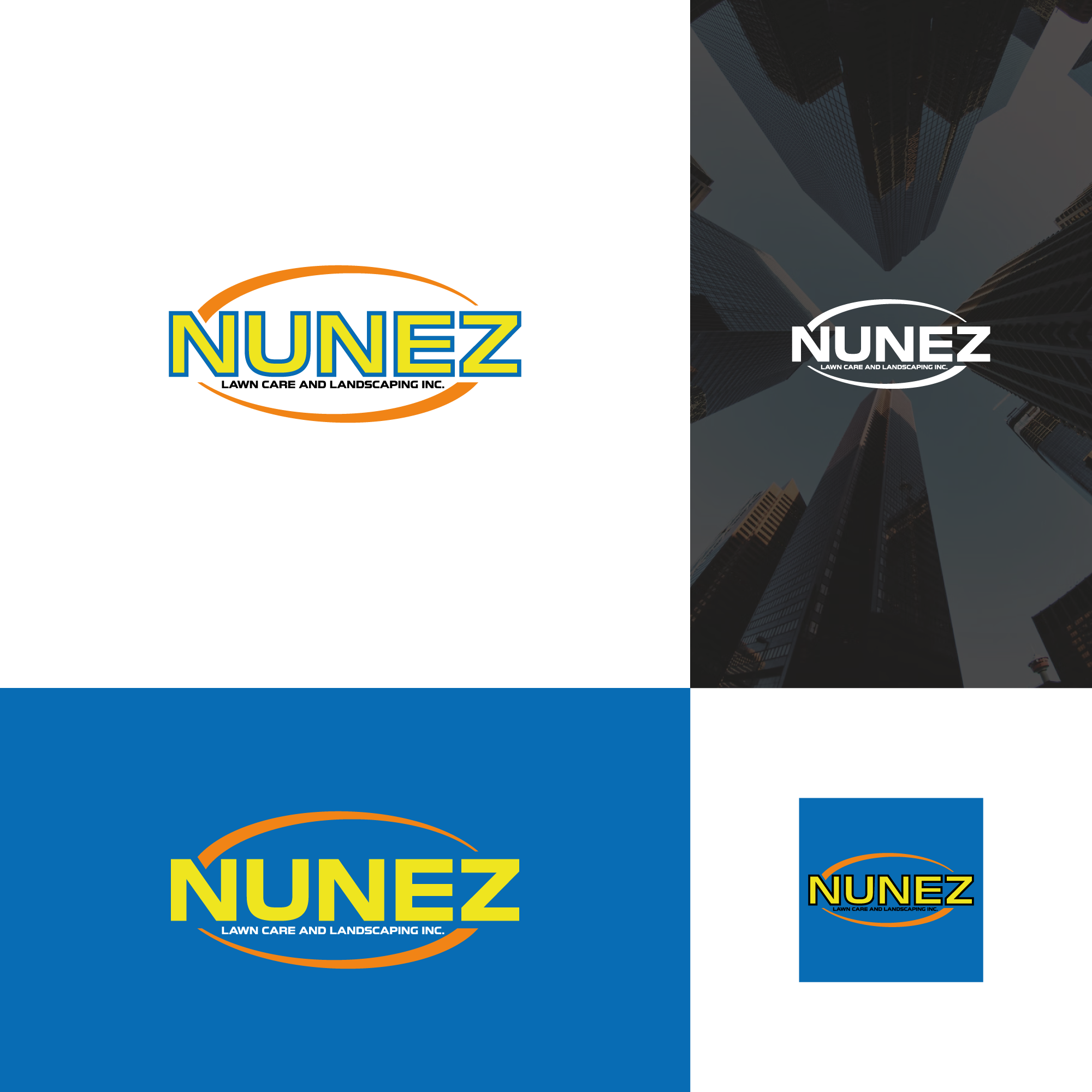 Logo Design by Zak deZign for Nunez Lawn Care and Landscaping Inc. | Design #31357242
