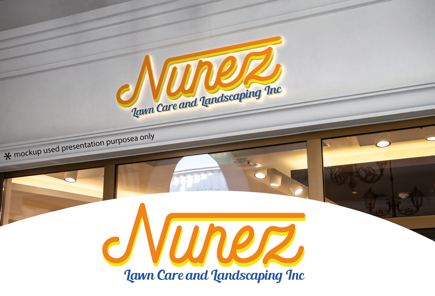 Logo Design by Rubia@ for Nunez Lawn Care and Landscaping Inc. | Design #31360606
