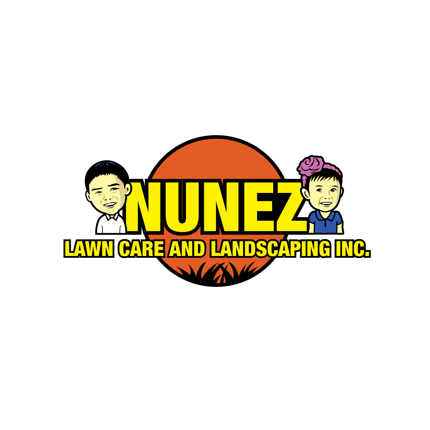 Logo Design by geni for Nunez Lawn Care and Landscaping Inc. | Design #31361950