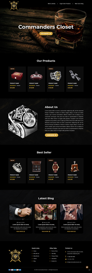 Design Shopify par pb pour ce projet | Design : #31371193