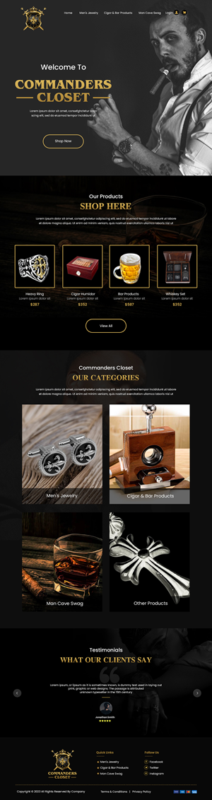 Shopify Design by Creations Box 2015