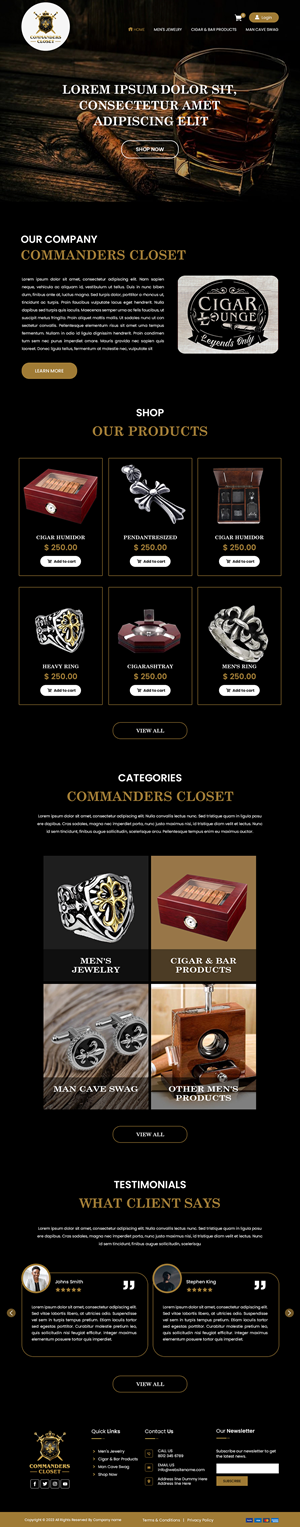 Shopify Design by Creations Box 2015 for this project | Design: #31362581