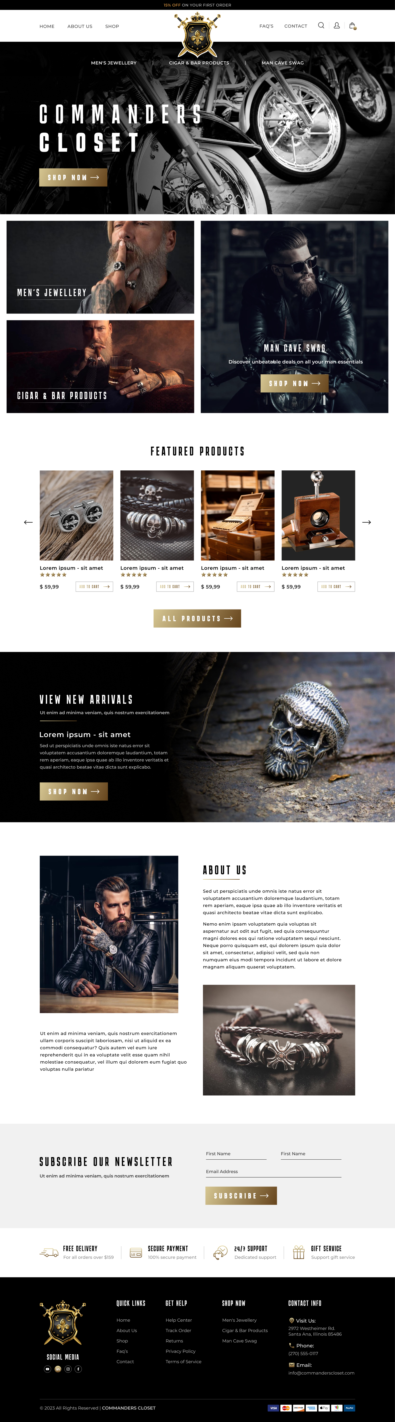 Shopify Design by *mary for this project | Design #31371861
