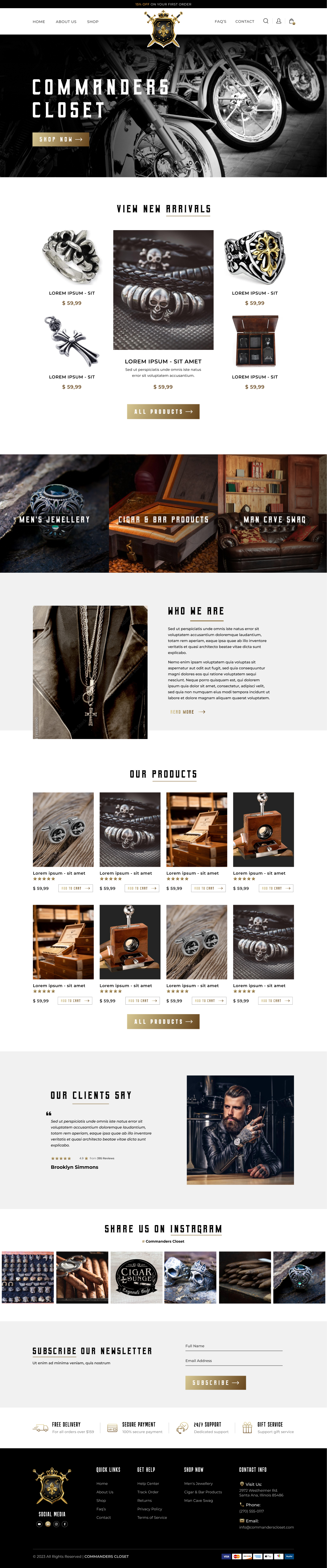 Diseño de Shopify por *mary para este proyecto | Diseño #31378254