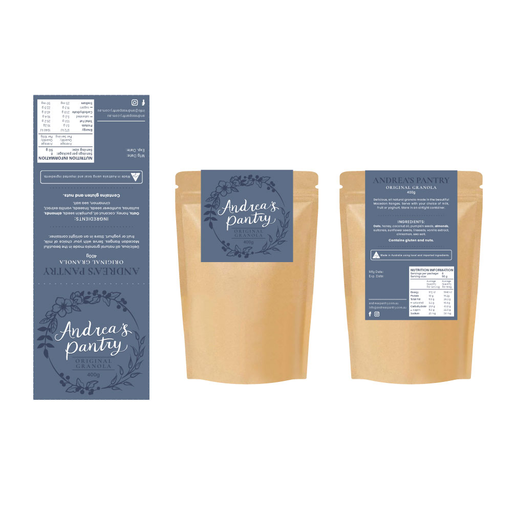 Diseño de Logo por Franabanana para Andrea's Pantry  | Diseño #31518030