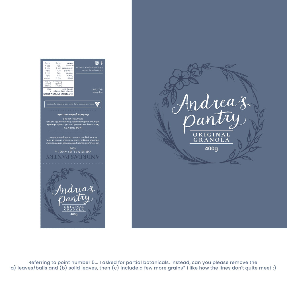 Diseño de Logo por Franabanana para Andrea's Pantry  | Diseño #31591894