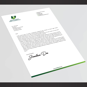 Letterhead Design by Designers Hub for this project | Design: #31363871