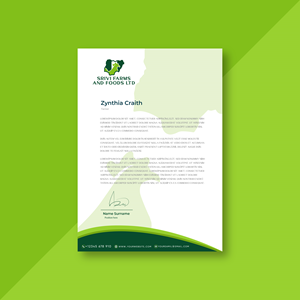 Letterhead Design by Sameer73