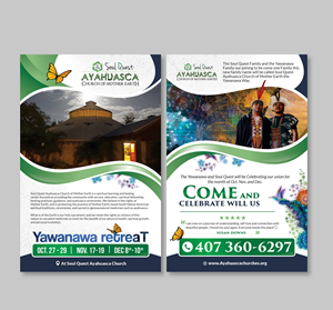 Flyer Design by Dzhafir for Soul Quest  | Design #31368441