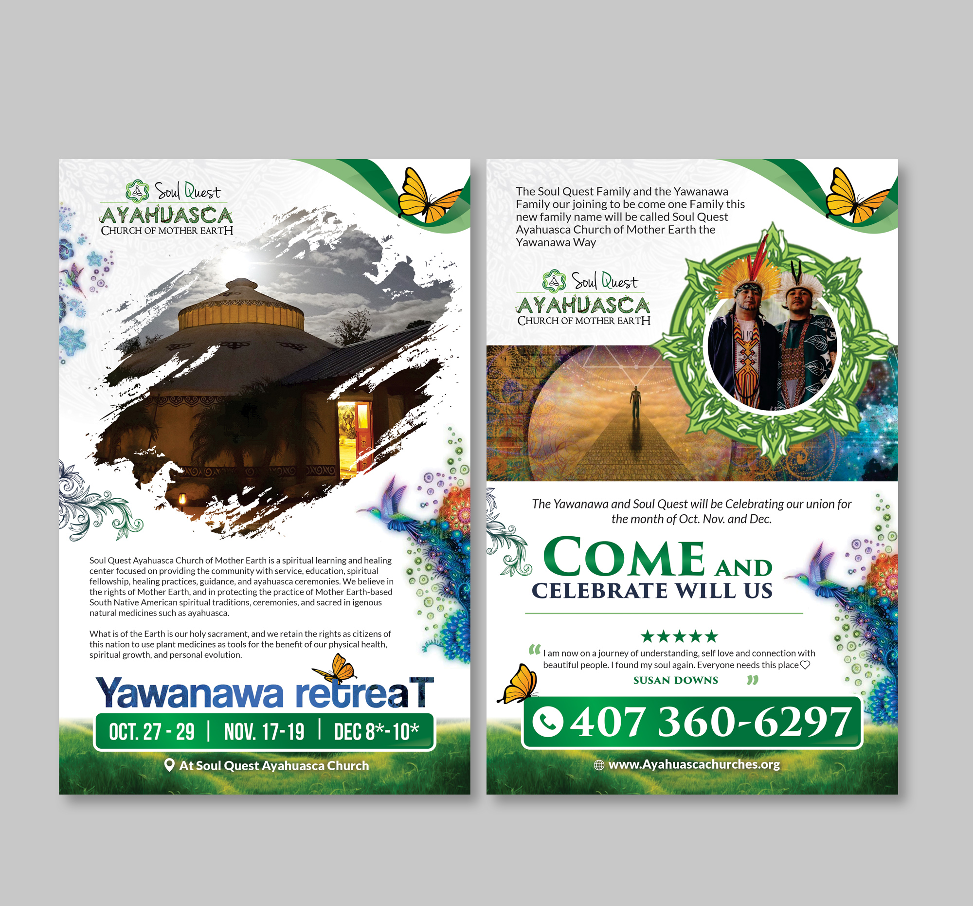 Flyer Design by Dzhafir for Soul Quest  | Design #31368443