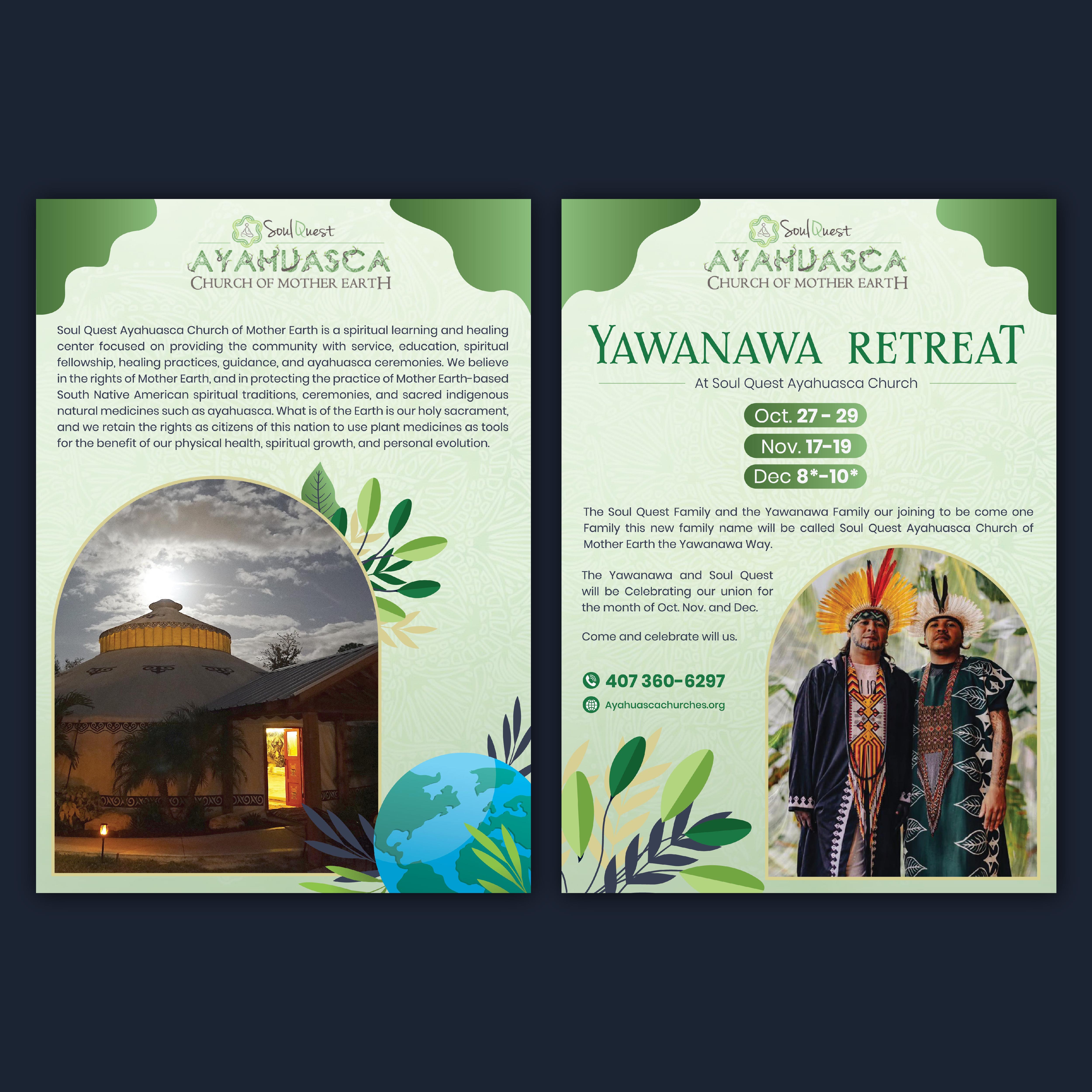 Flyer Design by Bidita Saha for Soul Quest  | Design #31365185