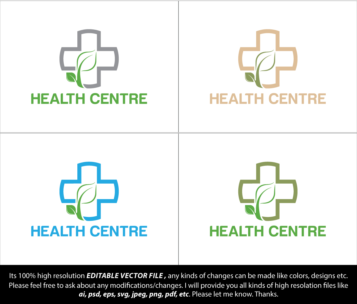 Logo Design by FireflyArt for The Health Centre Integrative Therapies | Design #31365209