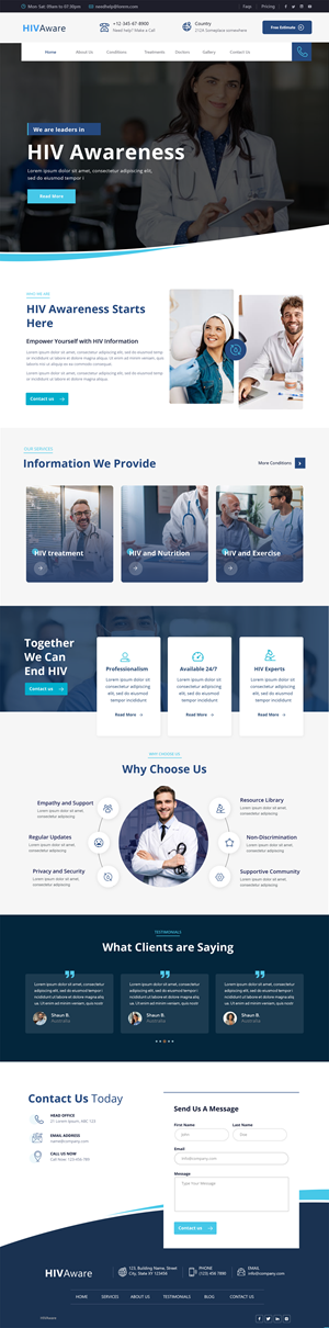 Web Design by Andrew Asiimwe for this project | Design: #31391188