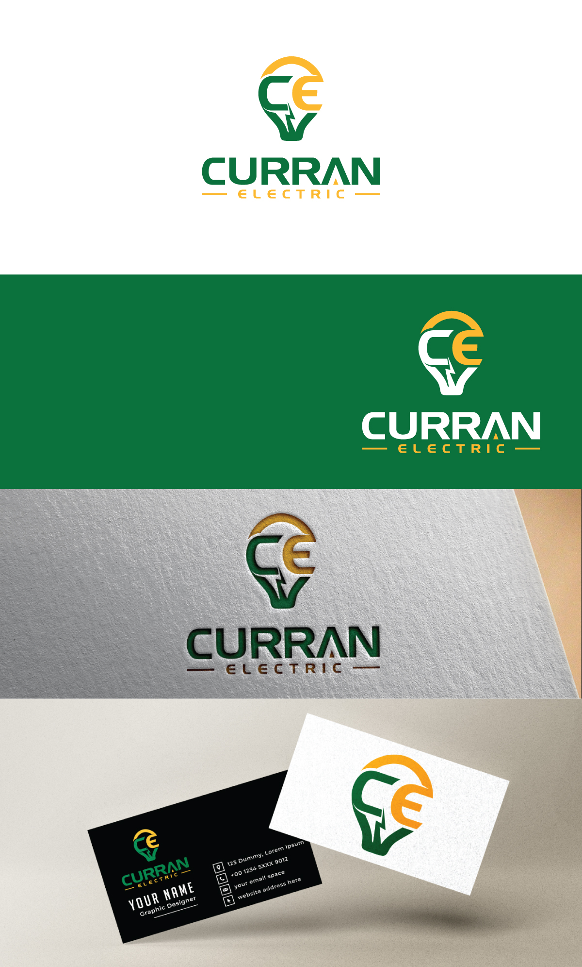 Logo Design by RS_Design for Curran Electric | Design #31366808