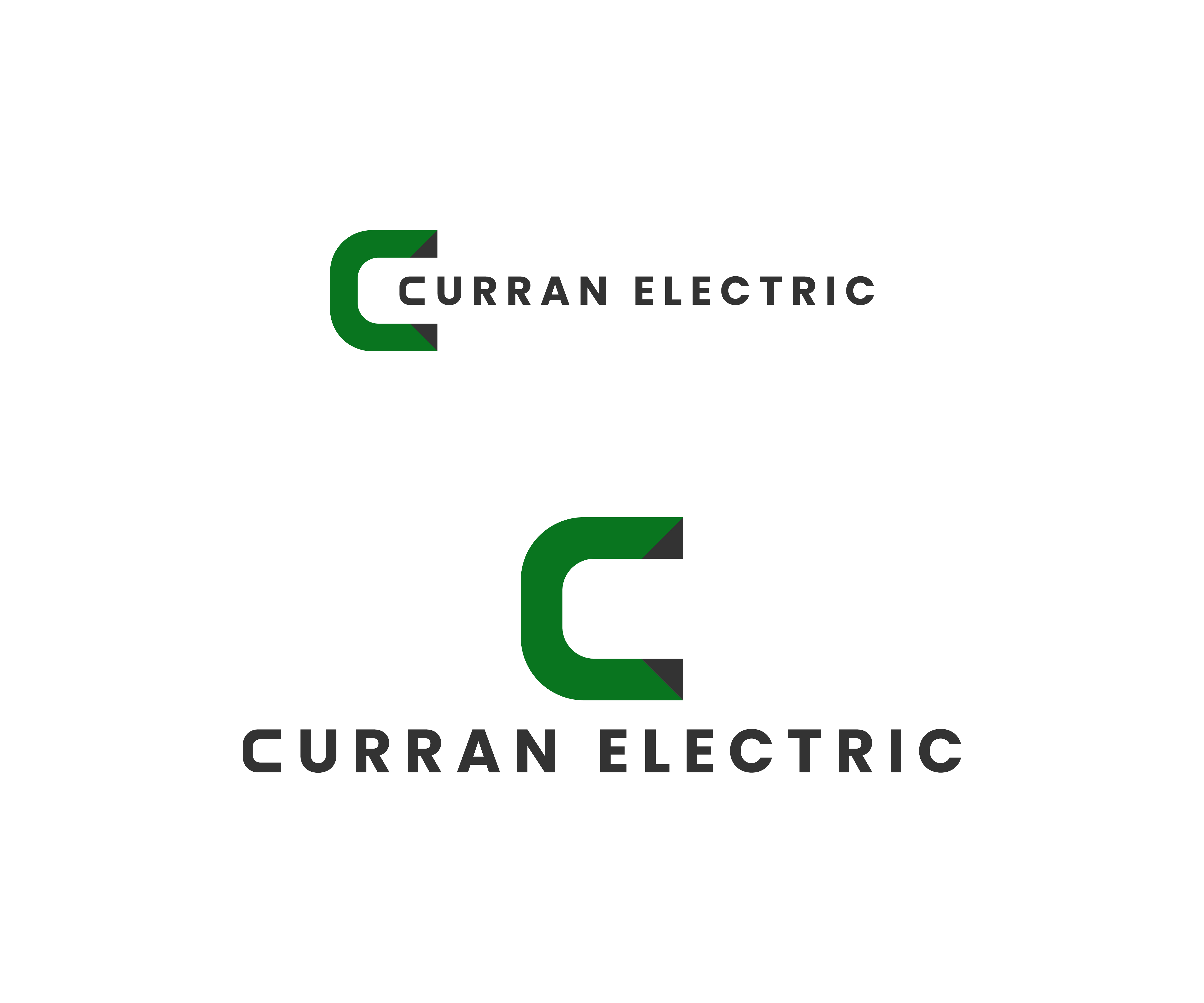 Logo Design by Tube light for Curran Electric | Design #31430266