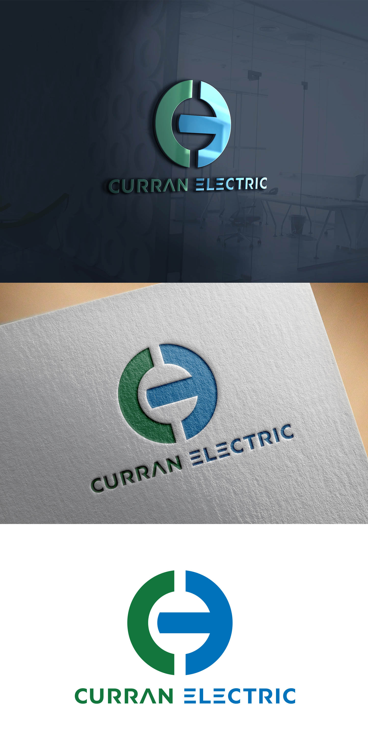 Logo Design by ddog for Curran Electric | Design #31412349