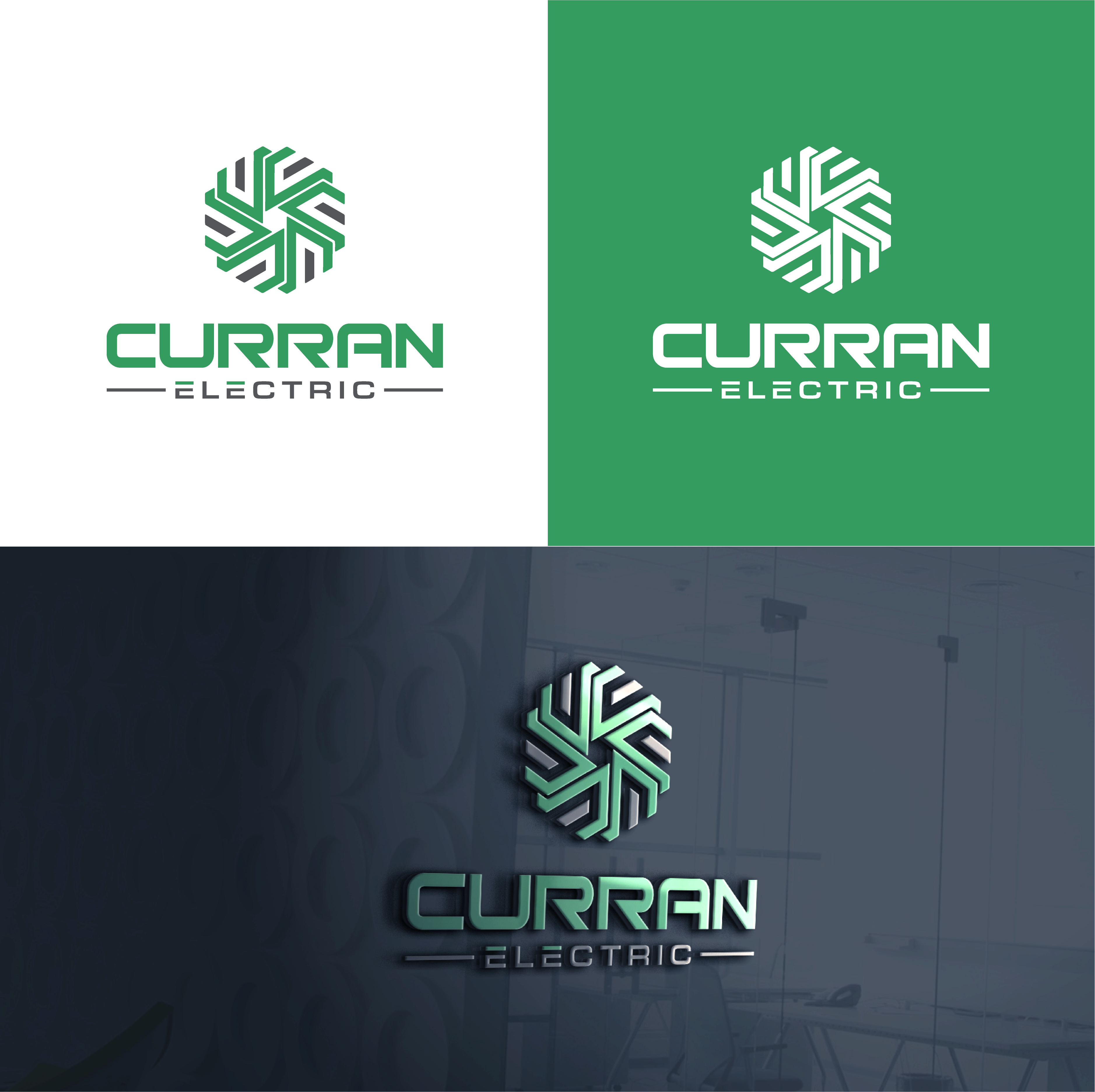 Logo Design by The Lion Studios for Curran Electric | Design #31372891