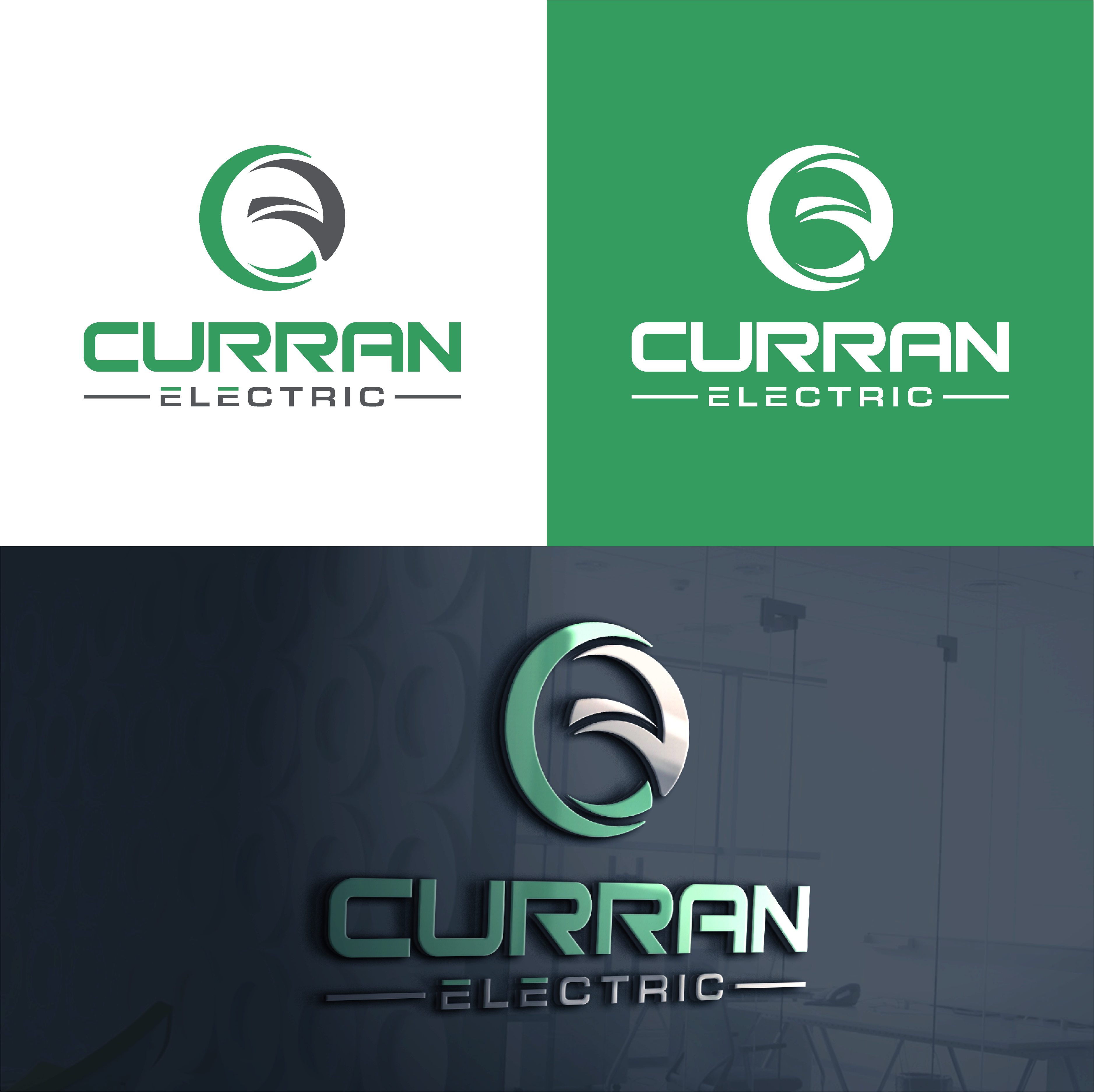 Logo Design by The Lion Studios for Curran Electric | Design #31372928