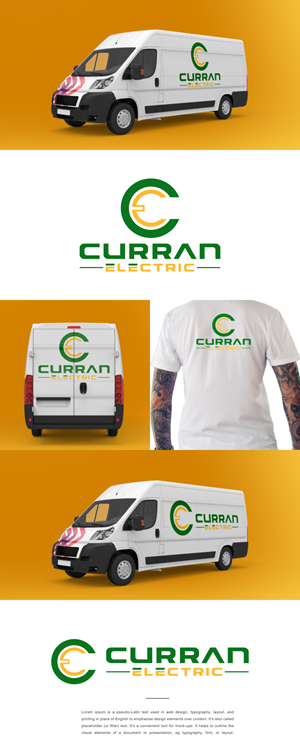 Logo Design by art0_MORO for Curran Electric | Design: #31373969