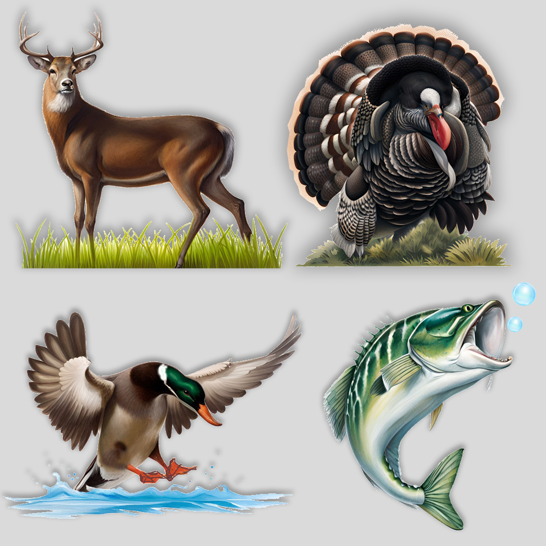 Grafik-Design von mehmet_ilkerli für Bass, Bucks, And Birds | Design #31410436