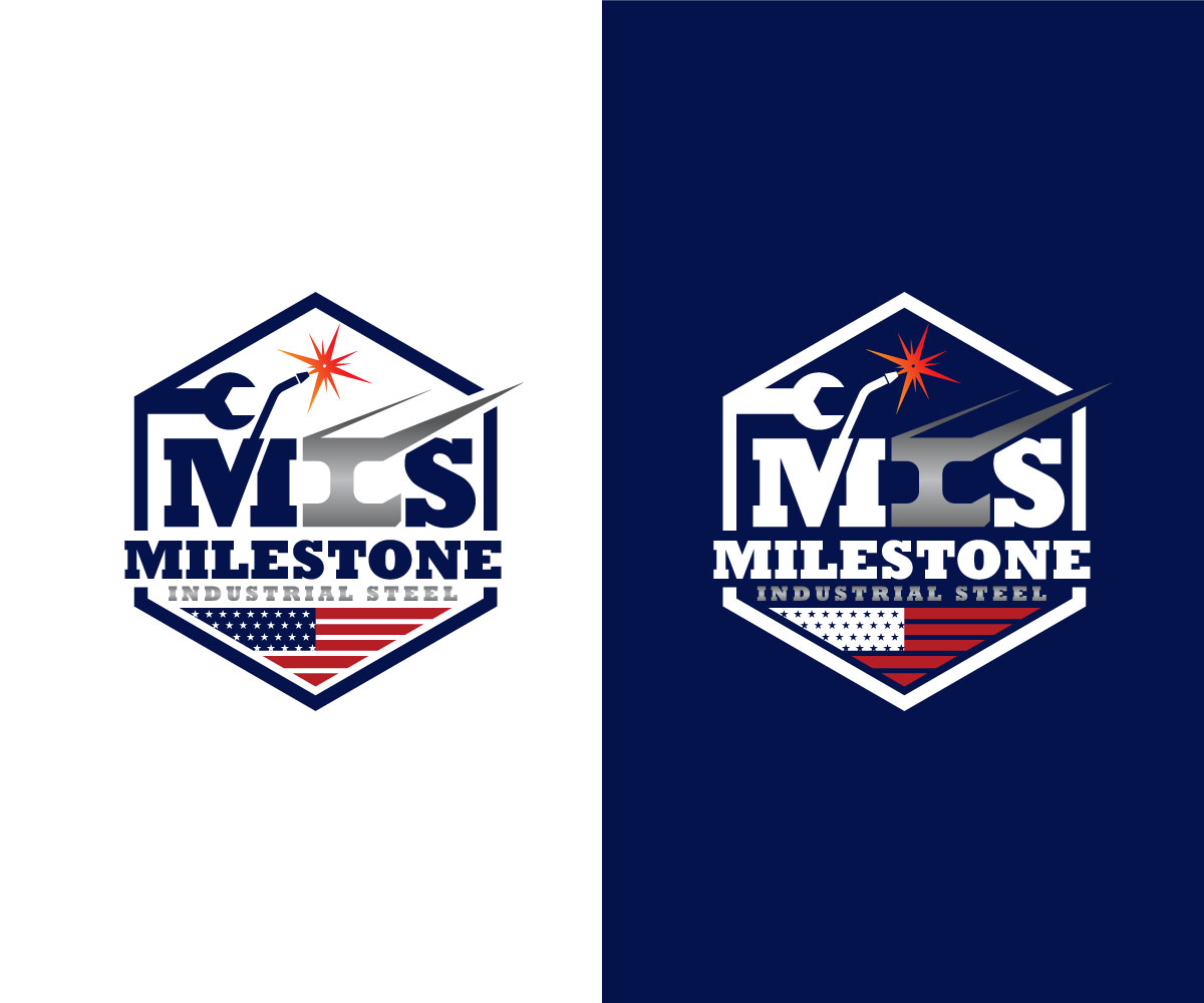 Logo Design by jonkonrad for Milestone Industrial Steel  | Design #31380038
