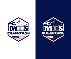 Logo Design by jonkonrad for Milestone Industrial Steel  | Design: #31380038