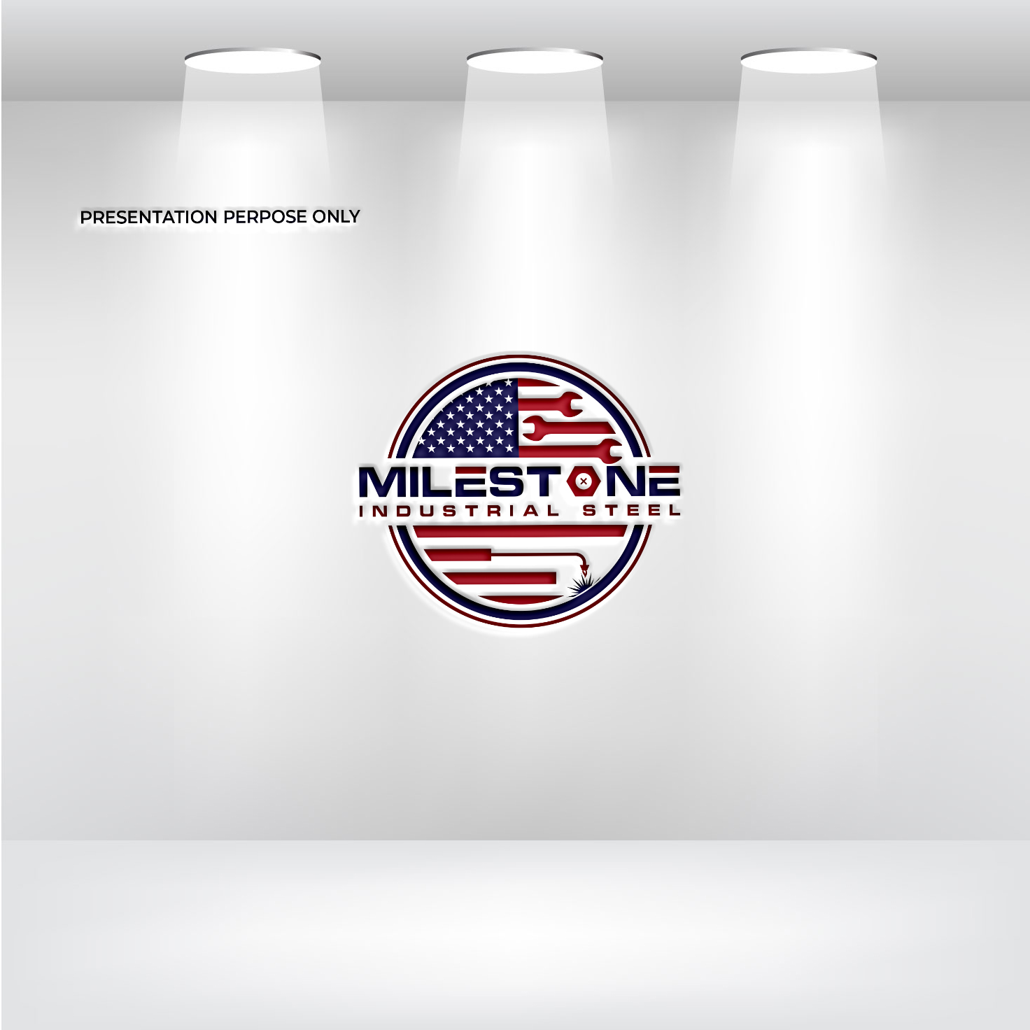 Diseño de Logo por RS_Design para Milestone Industrial Steel  | Diseño #31376048